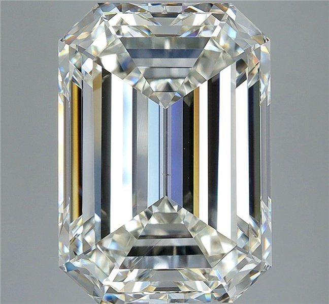 10.03ct I VS1 Rare Carat Ideal Cut Emerald Diamond