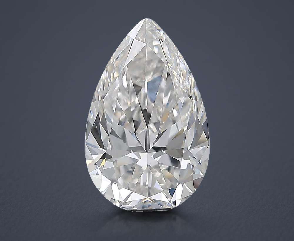 3.69 Carat Pear Natural Diamond