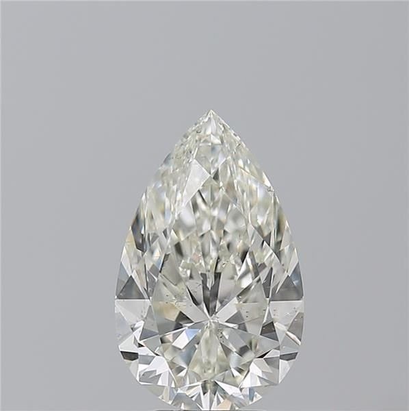 4.10ct J SI1 Rare Carat Ideal Cut Pear Diamond