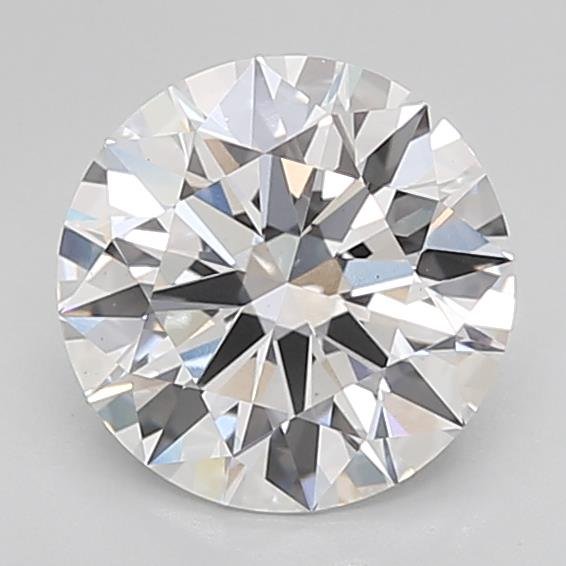 3.04ct D VS1 Rare Carat Ideal Cut Round Lab Grown Diamond