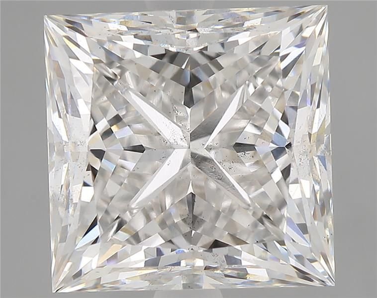 5.05ct F SI1 Rare Carat Ideal Cut Princess Lab Grown Diamond