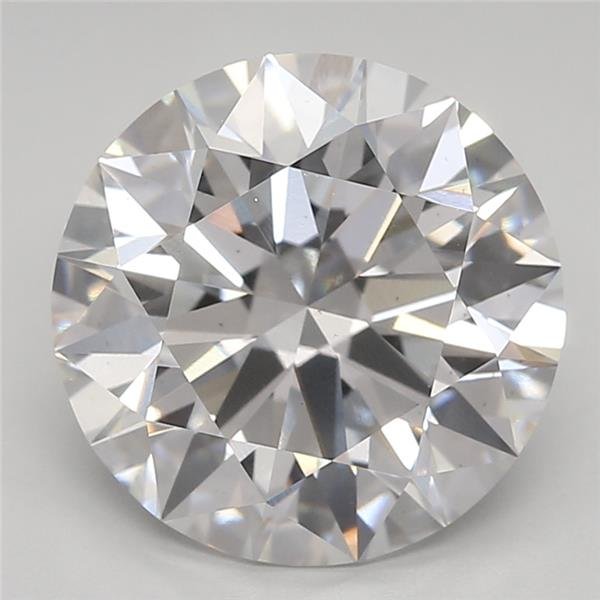 3.86ct E VS2 Rare Carat Ideal Cut Round Lab Grown Diamond