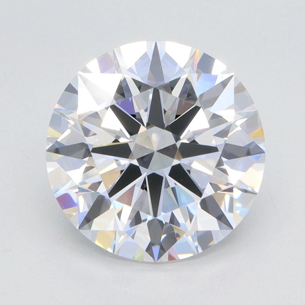 3.22ct D VVS2 Rare Carat Ideal Cut Round Lab Grown Diamond