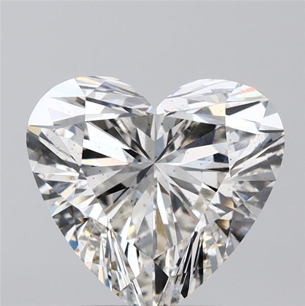 2.70ct H SI1 Rare Carat Ideal Cut Heart Lab Grown Diamond