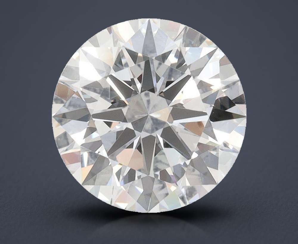 3.47 Carat Round Lab Diamond