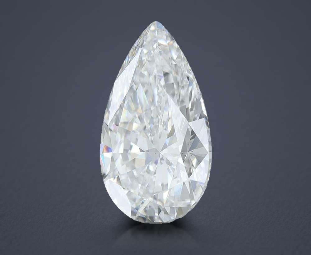 2.50 Carat Pear Lab Diamond