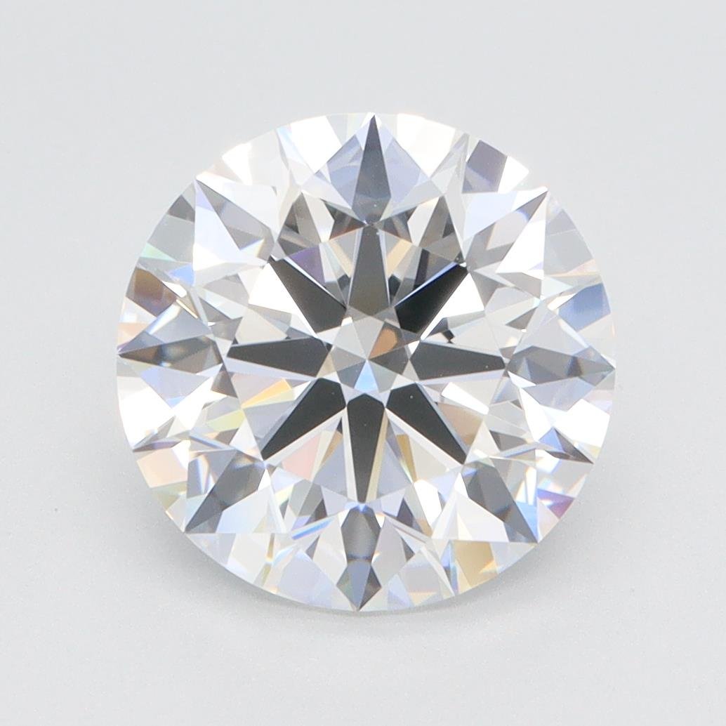 3.42ct D VVS1 Rare Carat Ideal Cut Round Lab Grown Diamond