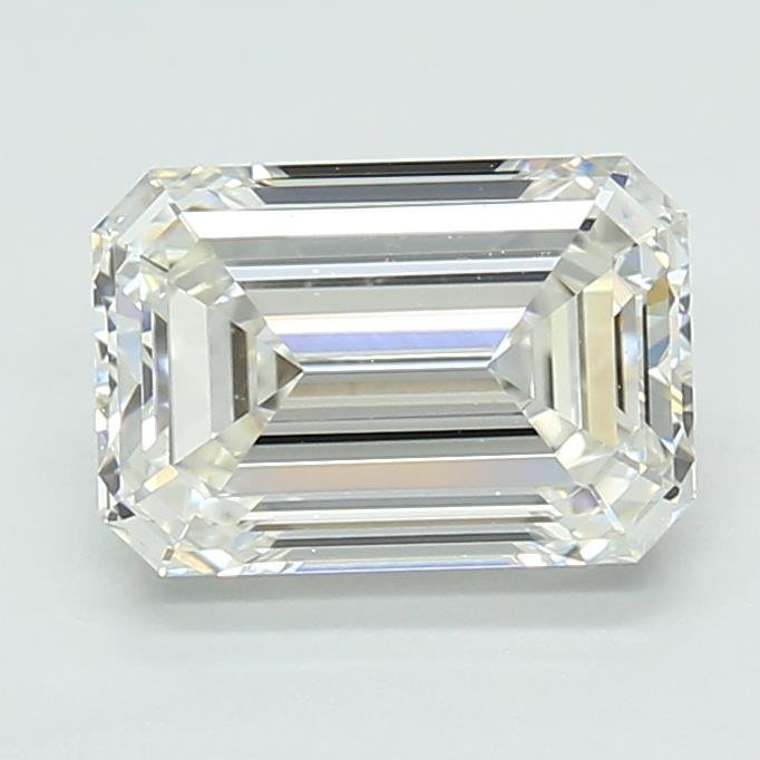 1.72ct G VVS2 Rare Carat Ideal Cut Emerald Lab Grown Diamond