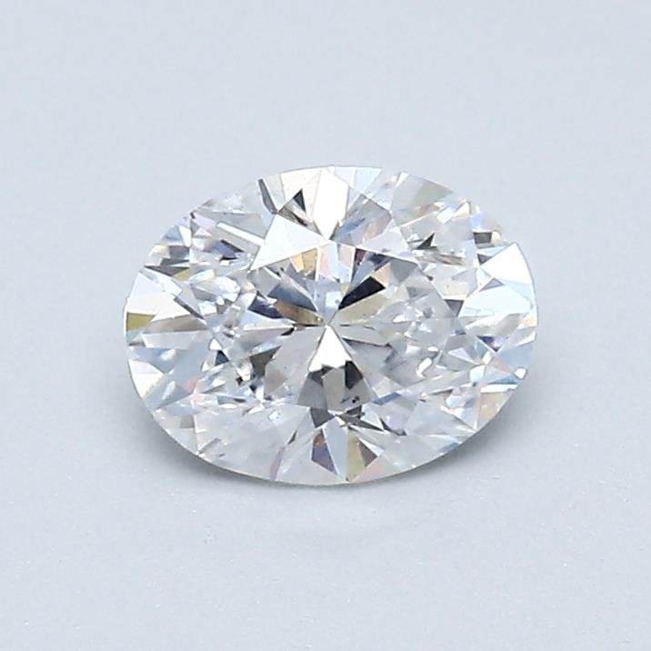 0.81ct D SI1 Very Good Cut Oval Diamond