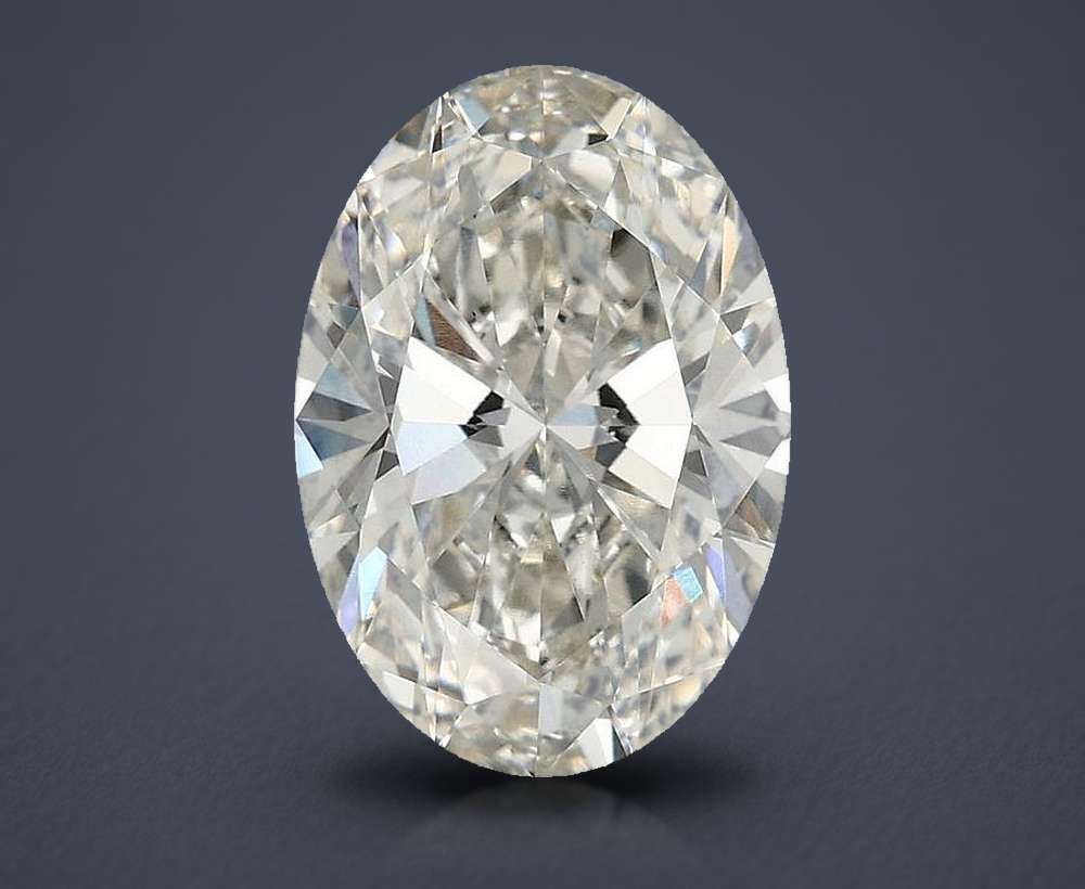 3.85 Carat Oval Lab Diamond