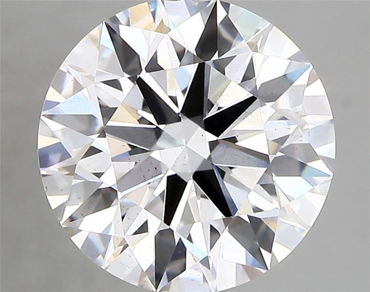 3.77ct D SI1 Rare Carat Ideal Cut Round Lab Grown Diamond