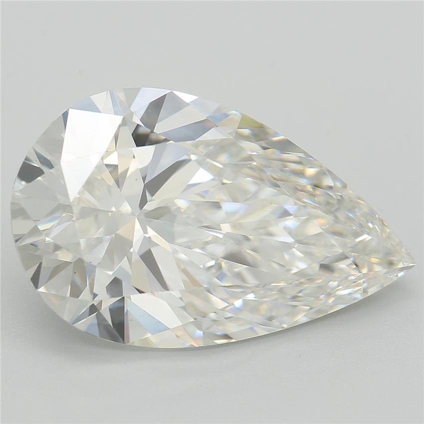 5.94ct G VS1 Rare Carat Ideal Cut Pear Lab Grown Diamond