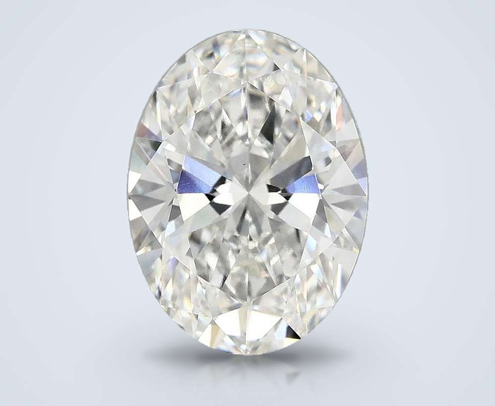 3.82 Carat Oval Lab Diamond