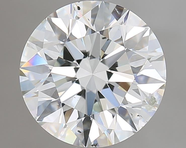 2.01ct F SI1 Rare Carat Ideal Cut Round Diamond