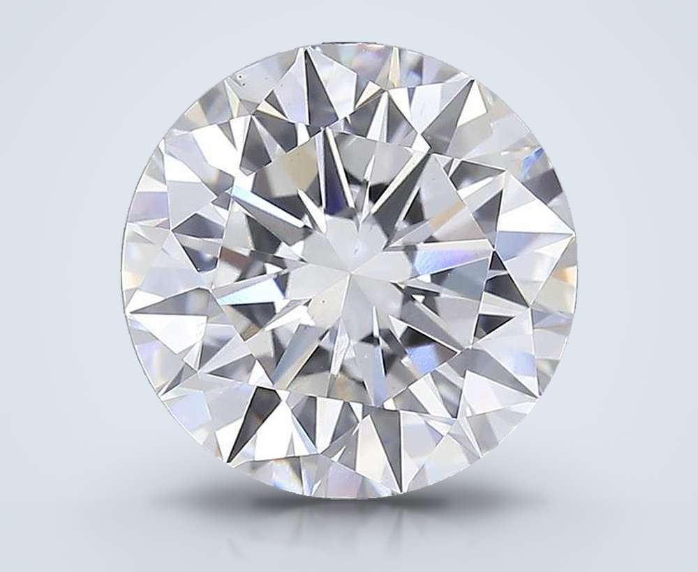 7.31 Carat Round Lab Diamond