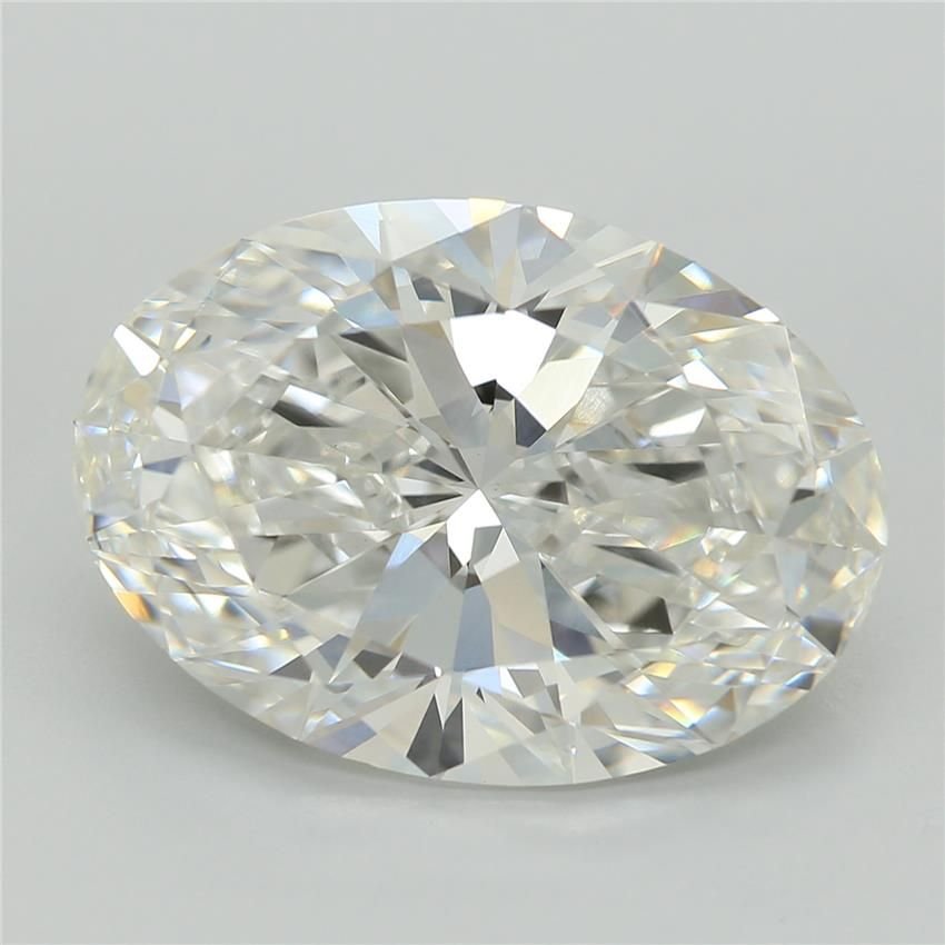 5.32ct E VVS2 Rare Carat Ideal Cut Oval Lab Grown Diamond