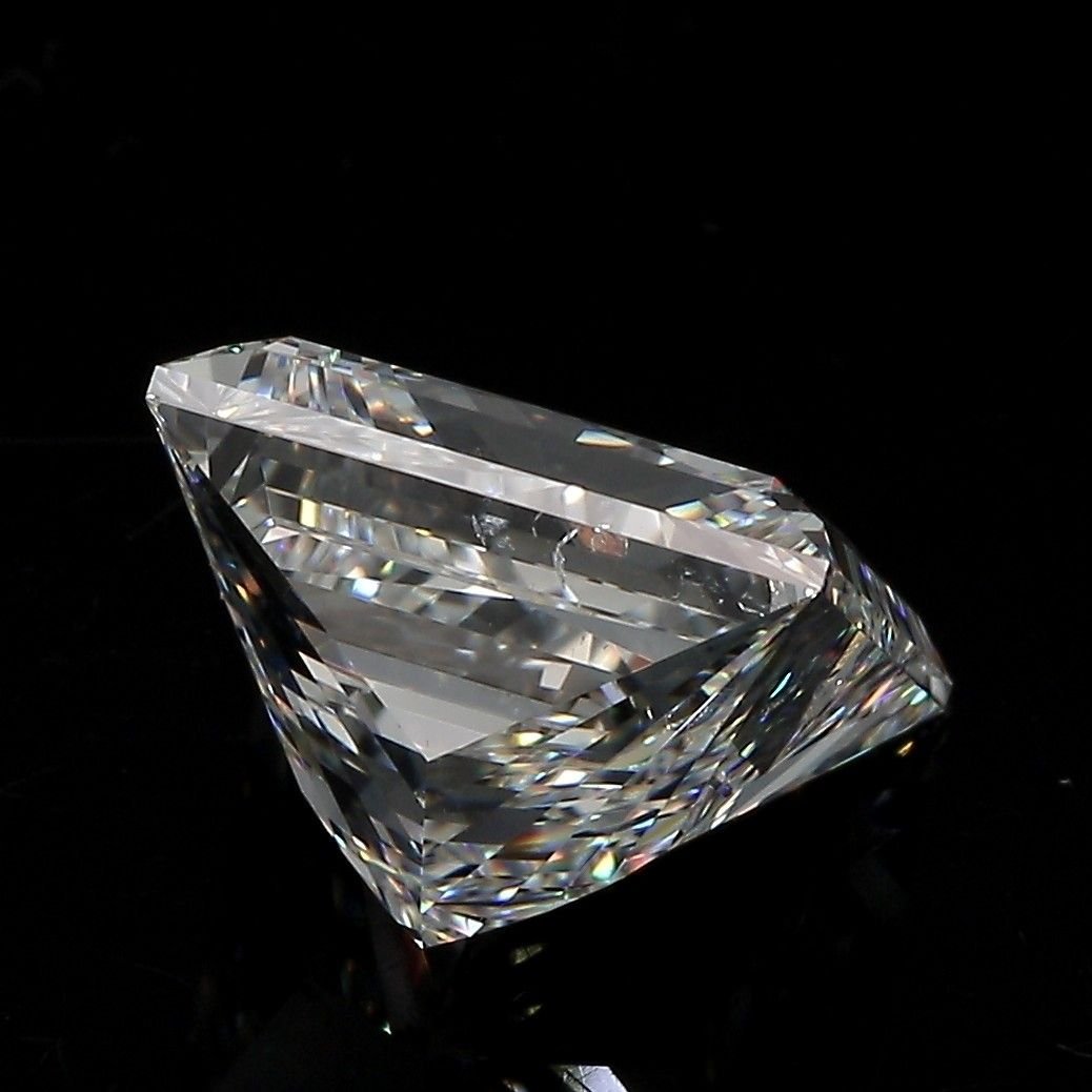 6.01ct H SI1 Very Good Cut Princess Diamond