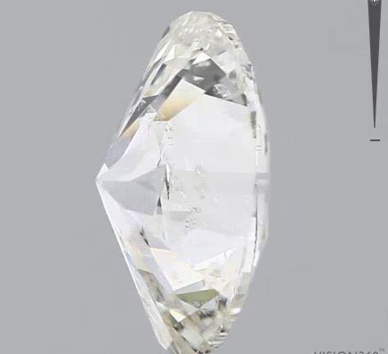 3.01ct J SI2 Very Good Cut Oval Diamond