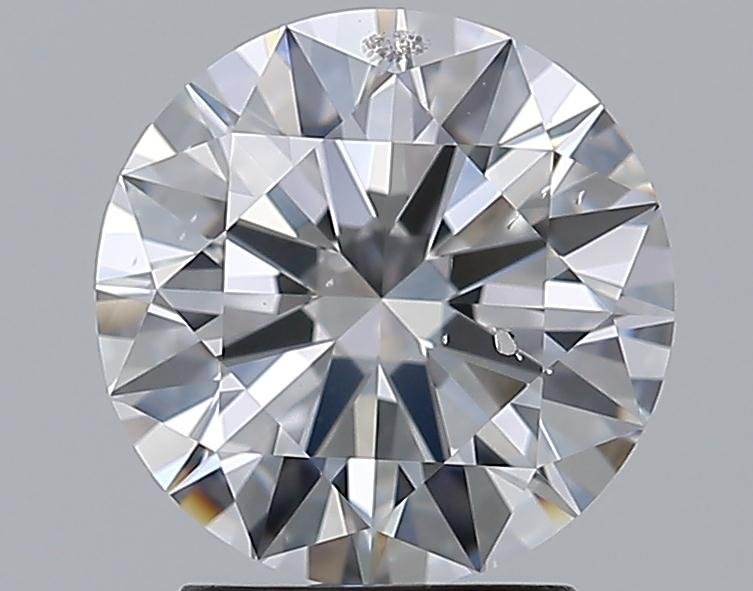 2.51ct D SI2 Rare Carat Ideal Cut Round Diamond