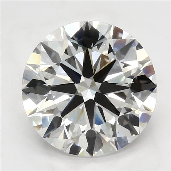 4.07ct F VS2 Rare Carat Ideal Cut Round Lab Grown Diamond