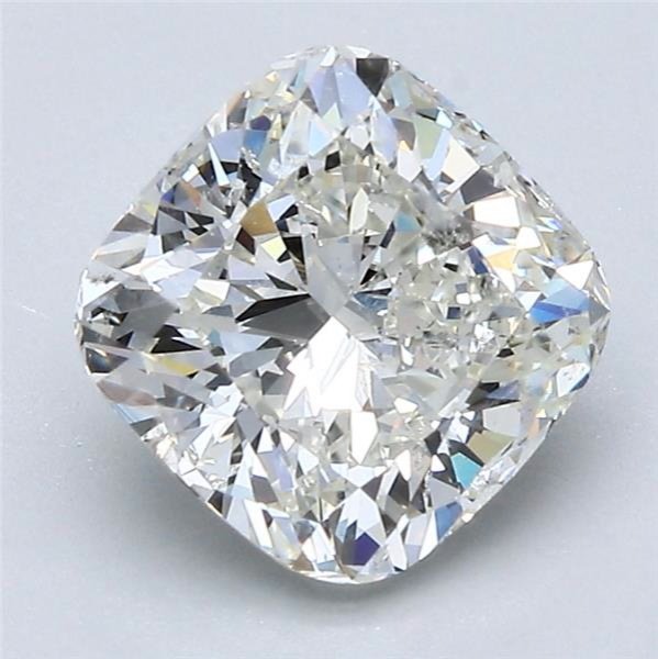 2.57ct I SI2 Rare Carat Ideal Cut Cushion Diamond