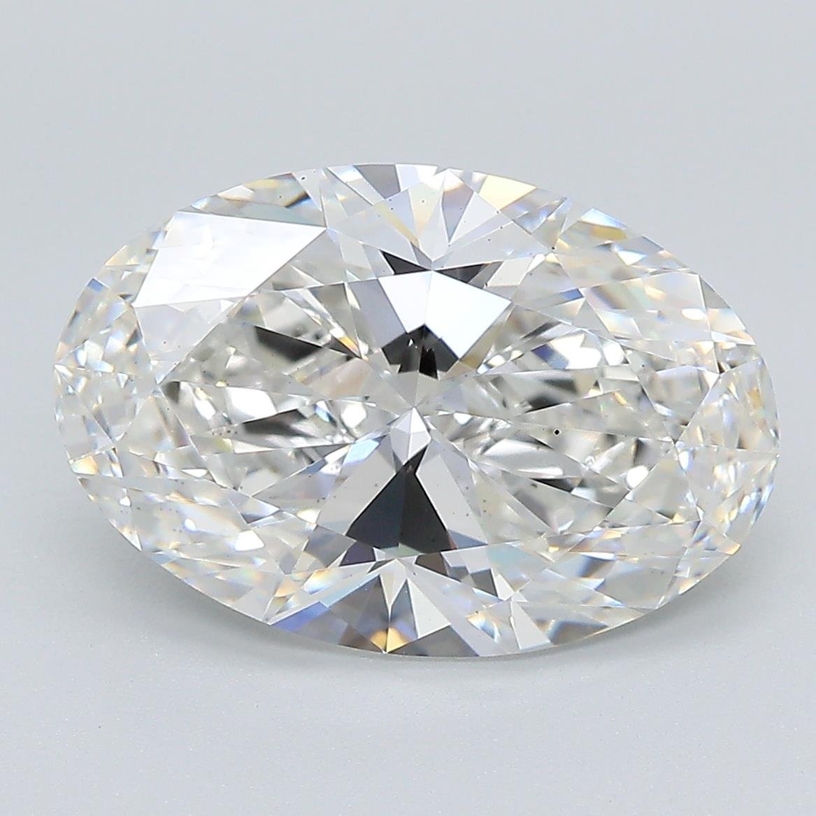 5.50ct F VS1 Rare Carat Ideal Cut Oval Lab Grown Diamond