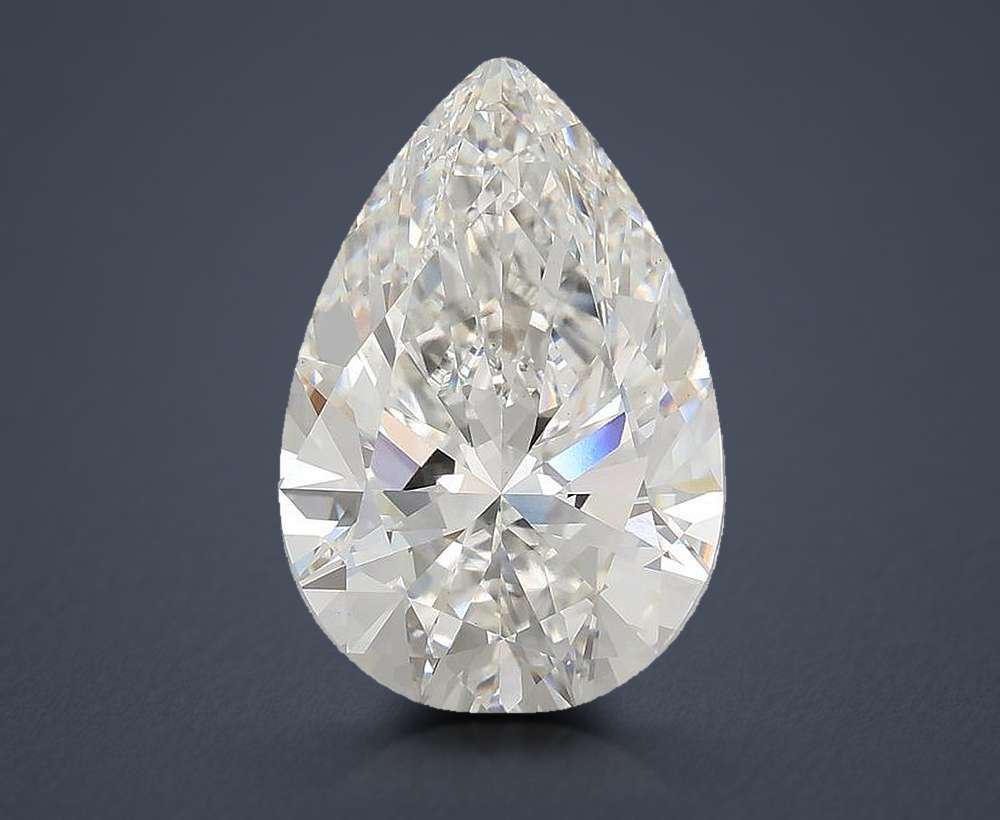 6.25 Carat Pear Lab Diamond
