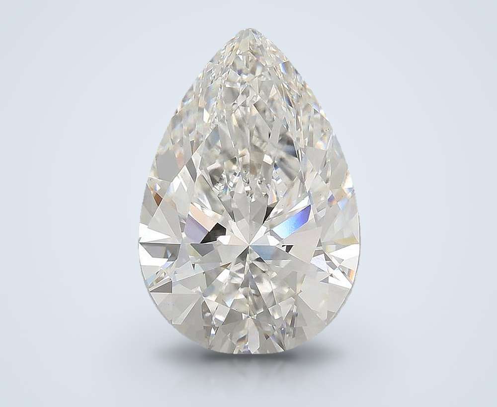 6.25 Carat Pear Lab Diamond