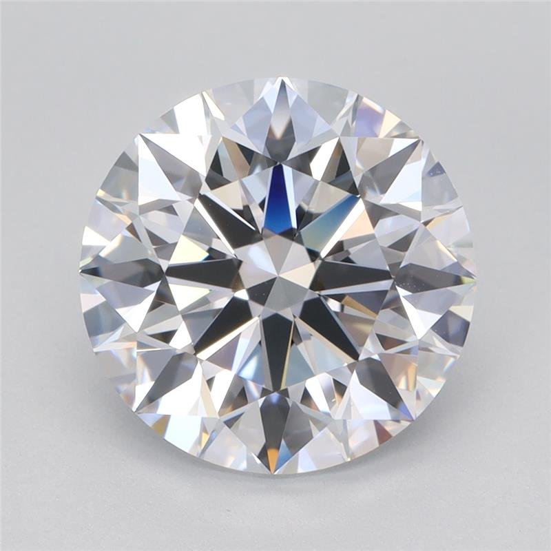 3.03ct D VS2 Rare Carat Ideal Cut Round Lab Grown Diamond