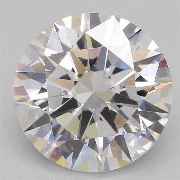 2.07ct E VVS1 Excellent Cut Round Lab Grown Diamond