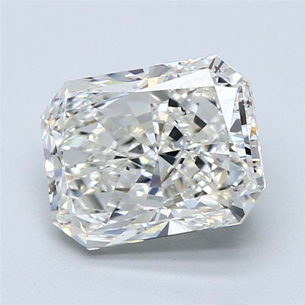 2.51ct J SI1 Rare Carat Ideal Cut Radiant Diamond