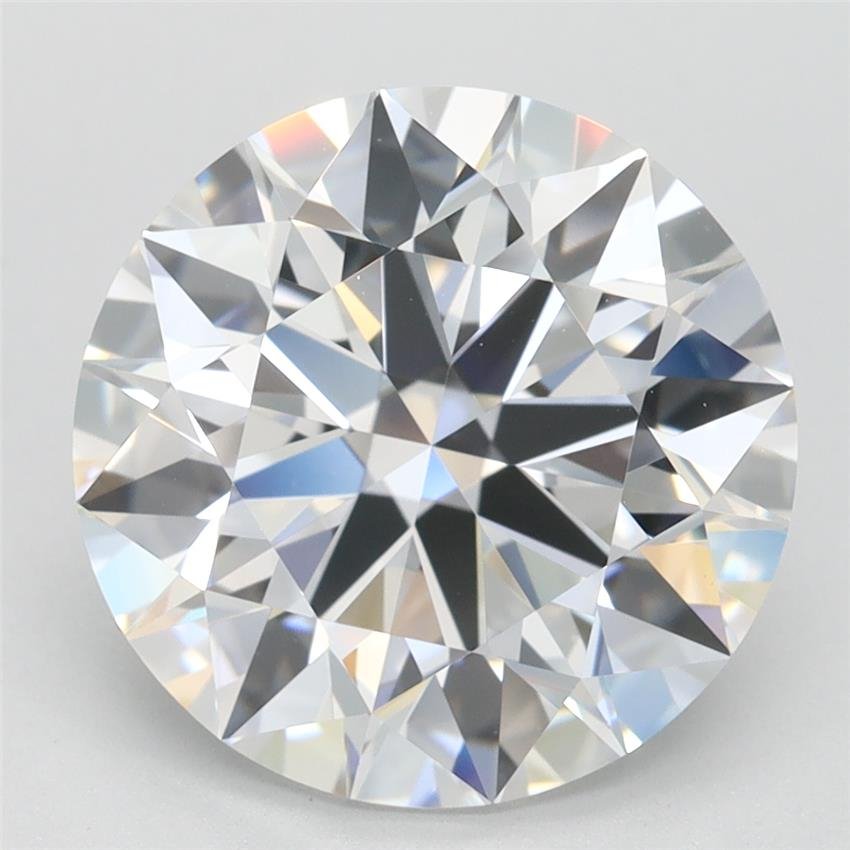 4.34ct D VVS1 Rare Carat Ideal Cut Round Lab Grown Diamond