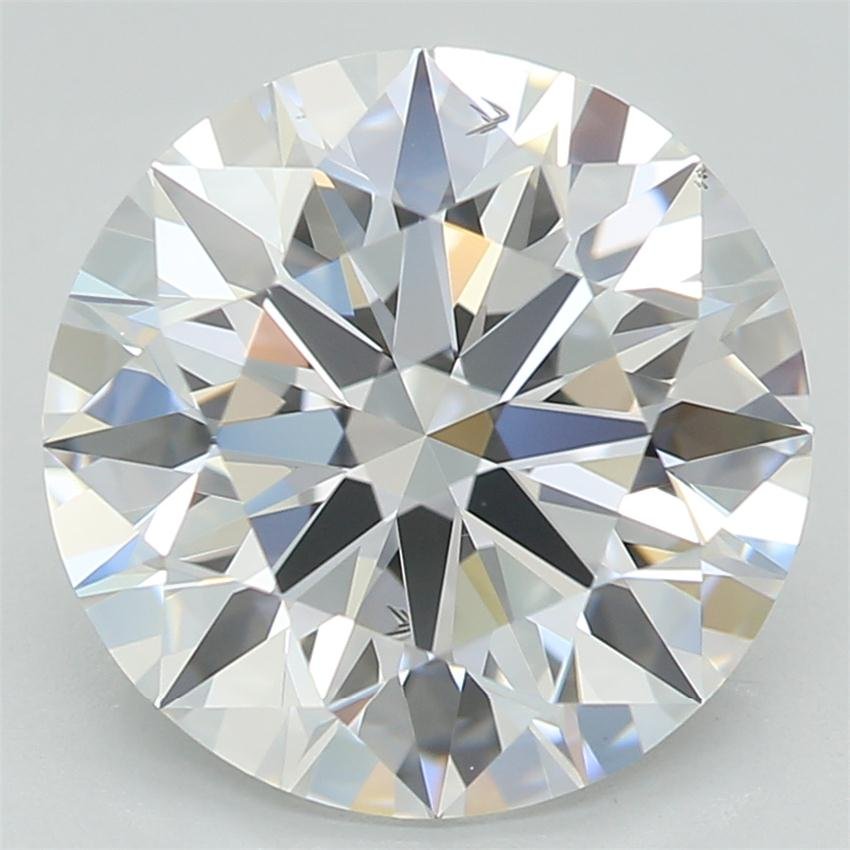 3.09ct D VS2 Rare Carat Ideal Cut Round Lab Grown Diamond