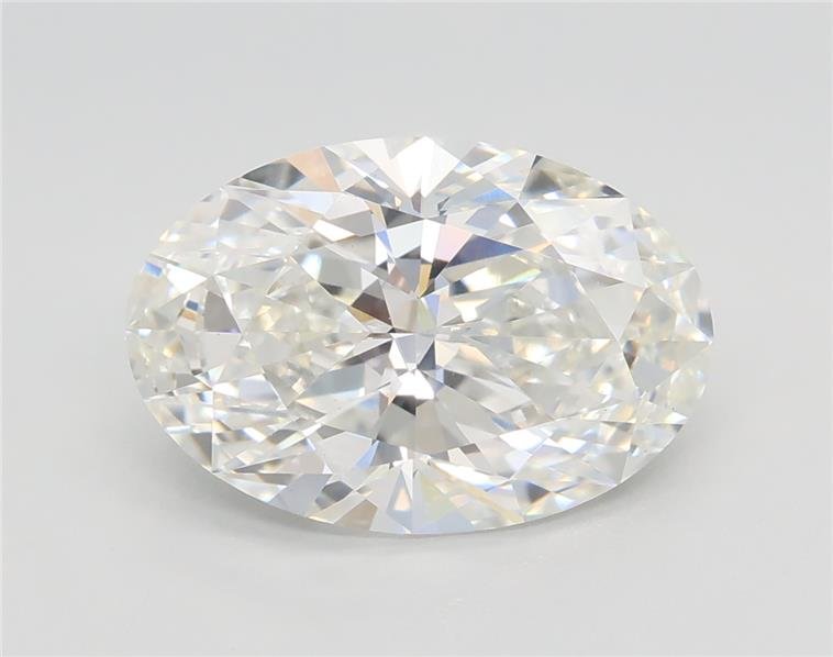 3.53ct H VS1 Rare Carat Ideal Cut Oval Lab Grown Diamond