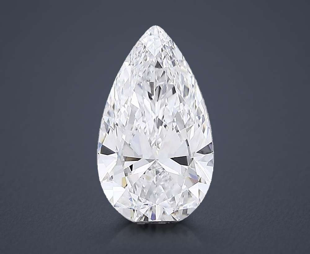 2.00 Carat Pear Lab Diamond