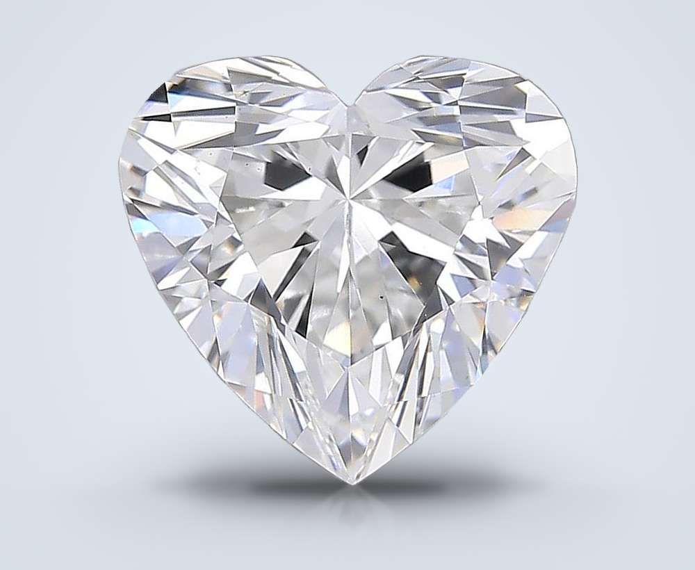 6.85 Carat Heart Lab Diamond