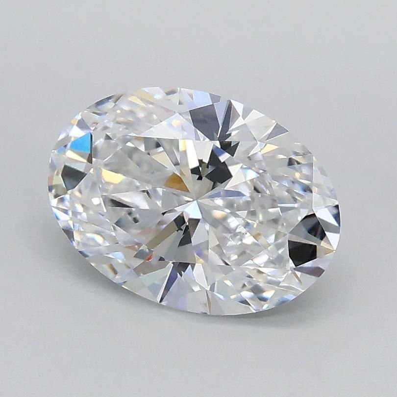 1.09ct D VS1 Rare Carat Ideal Cut Oval Lab Grown Diamond