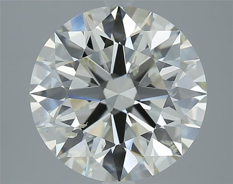 5.25ct J SI1 Rare Carat Ideal Cut Round Diamond