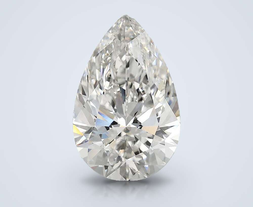 6.00 Carat Pear Lab Diamond