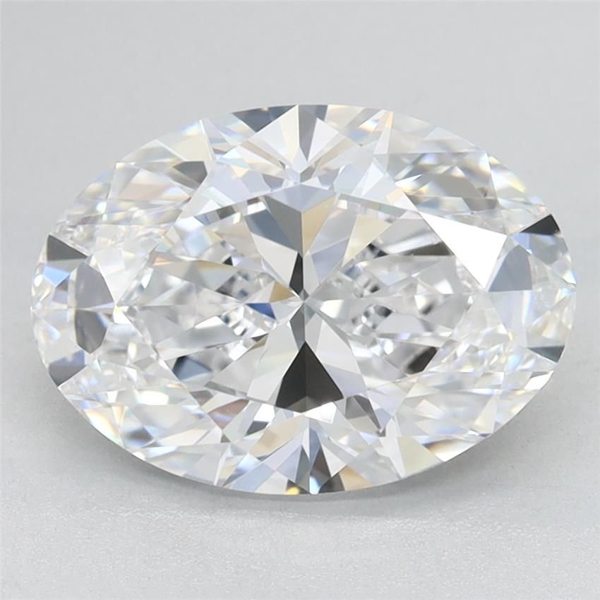 2.57ct D VVS1 Rare Carat Ideal Cut Oval Lab Grown Diamond