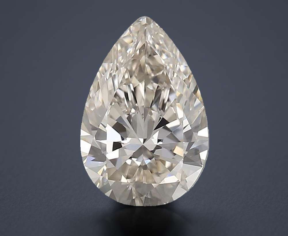 0.74 Carat Pear Natural Diamond