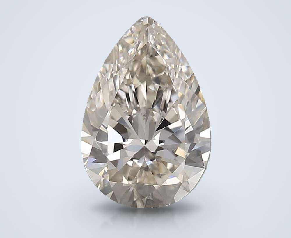 0.74 Carat Pear Natural Diamond