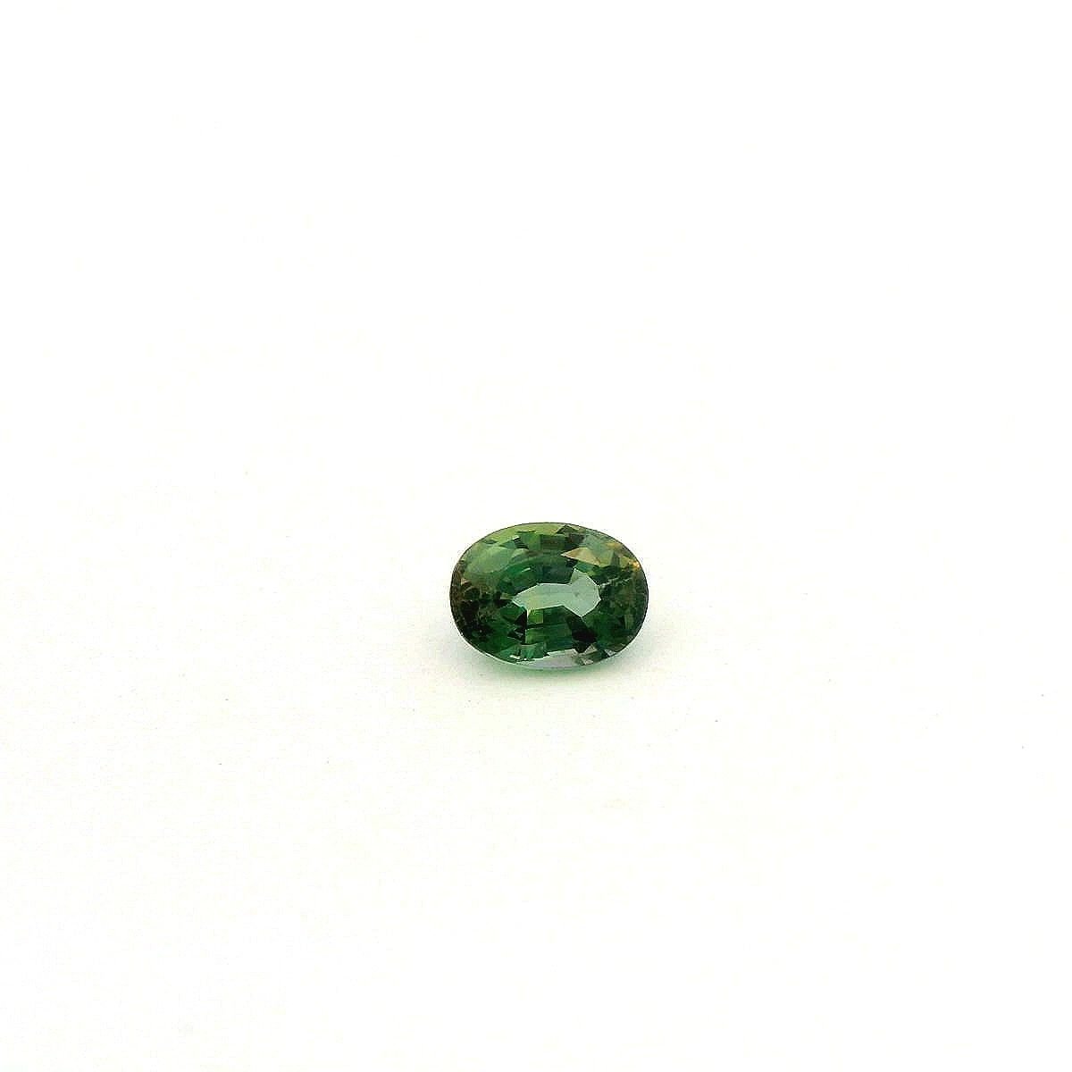 1.02 Carat Teal Oval Sapphire