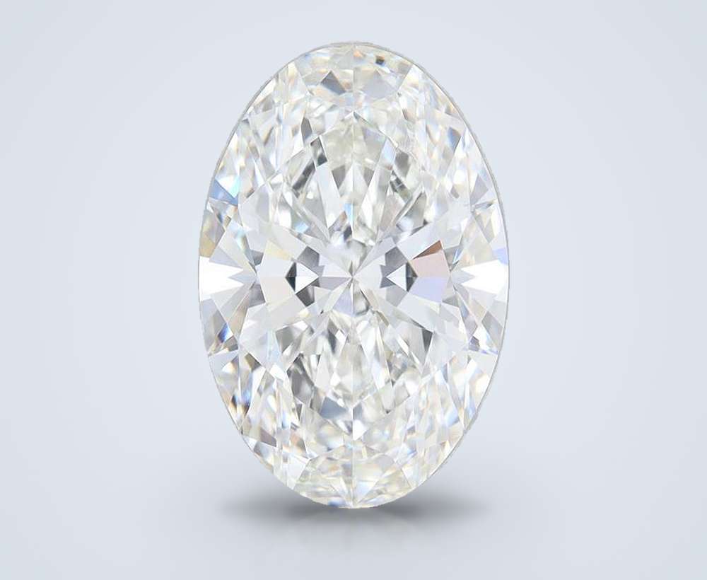 6.72 Carat Oval Lab Diamond