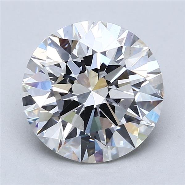 3.69ct E SI1 Rare Carat Ideal Cut Round Lab Grown Diamond