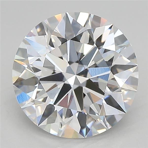 2.84ct E VVS2 Rare Carat Ideal Cut Round Lab Grown Diamond