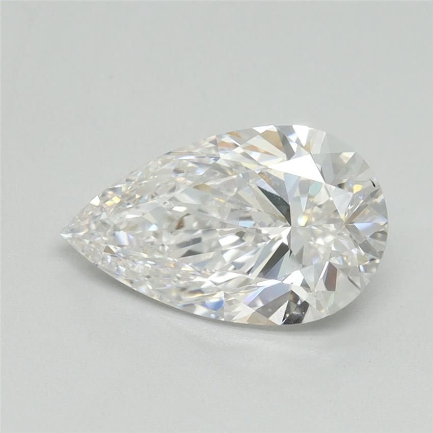2.09ct D VS1 Rare Carat Ideal Cut Pear Lab Grown Diamond