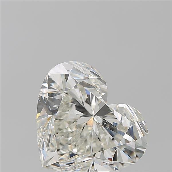 4.01ct J SI2 Rare Carat Ideal Cut Heart Diamond