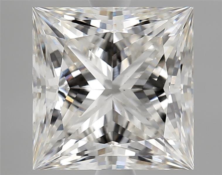 3.25ct H VS2 Rare Carat Ideal Cut Princess Lab Grown Diamond