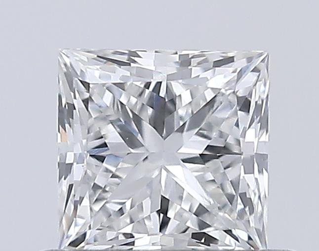 0.52ct E VVS2 Excellent Cut Princess Lab Grown Diamond